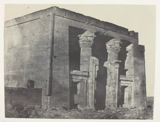Temple De Dakkeh, Naos; Núbia, 95. tábla az "Egypte, Nubie, Palestine et Syrie" albumból (1852)