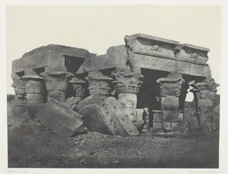 Ombos temploma, Felső-Egyiptom, 65. tábla az "Egypte, Nubie, Palestine et Syrie" albumból (1852)
