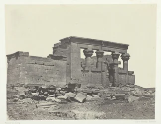 Débôd temploma, Parembole az Antonine-útról, Núbia, 184951, nyomtatva 1852-ben.