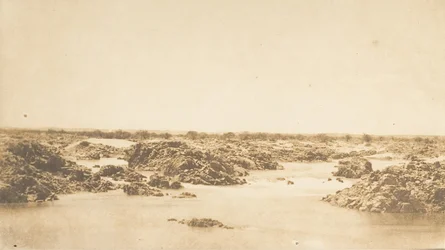 Kilátás a második szürkehályog zuhatagára, 1850. március.