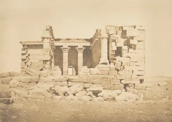 Kilátás a Maharakka Hiera-Sycaminos templomra, 1850. április 5.