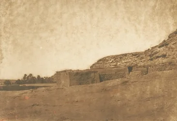 Az Abou-hor Tropic of Cancer faluban készült kilátás 1850 áprilisában.