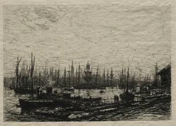 A bordeaux-i kikötőben