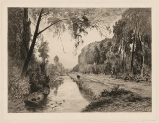 A csatorna Pont-Saint-Maxence-ban