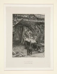 Le look out, Cabinet de Victor Hugo (The Look-Out, the Office of Victor Hugo), pl. 9 a Chez Victor Hugo lakosztályból (Victor Hugo