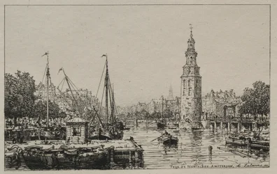 Tour de Montelban, Amszterdam, 1884.
