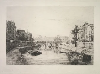 Kilátás a St. Michel hídról