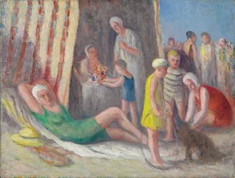 Treport Beachen, 1939 körül