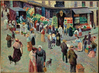 Rue des Abesses, Párizs (akvarell)