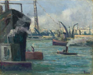 Rouen kikötője,