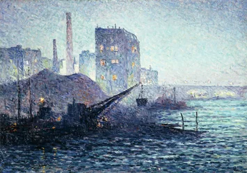 A Temze Londonban, 1893 körül