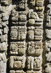 Stele A, Ceremóniák Plázája, i.sz. 731