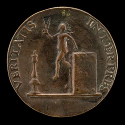 Az igazság menekülése egy könyvből [fordítva], c. 1510.