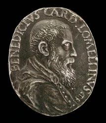 Benedetto Lomellini genovai, 1517-1579, bíboros 1565 [előlap].
