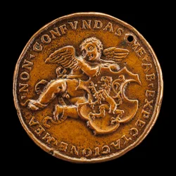 Vitry karját tartó puttó [hátra], 1518.