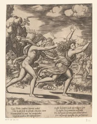 Apollo üldözi Daphnét Apollo és Daphne története (sorozat címe)