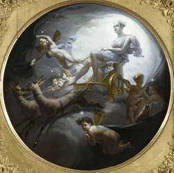 Diana a szekerén, 1821.