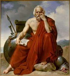 Lükurgosz, Spárta törvényhozójának portréja. Merry Joseph Blondel (1781-1853) festménye