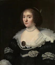 Amalia van Solms portréja, 1632 körül (olaj, panel)