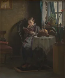 A művész felesége olvas