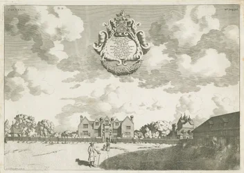 Bentley Hall: rézmetszet, [1686] (nyomat)