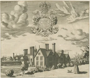Blithfield Hall: metszet, nd [1686] (nyomtatás)