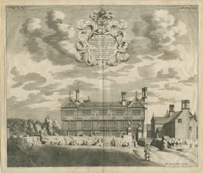 Broughton Hall: rézmetszet, nd [1653-1686] (nyomat)