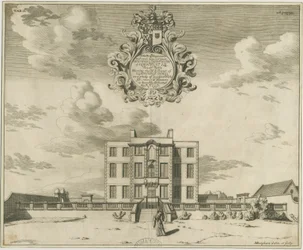 Elmhurst Hall: rézmetszet, nd [1653-1686]