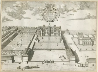 Ingestre Hall: rézmetszet, nd [1653-1686]