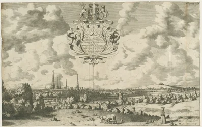 Lichfield – West North West Prospect: rézmetszet, nd [1653-1686]