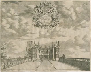 Trentham Hall: metszet, nd [1686]