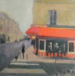 Párizs, 3. kerület, 2015 (olaj, vászon)