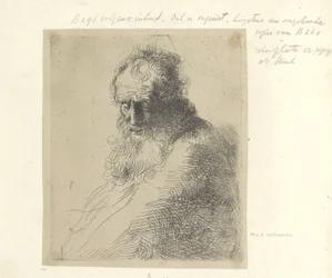 Bust van een oude man met baard Nyolcvanöt eredeti nyomat gyűjteménye (sorozat címe)