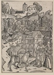 Az irgalmas szamaritánus példázatának második része, c1491