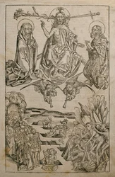 Az utolsó ítélet, Hartmann Schedel (1440-1514) „Liber Chronicarum” illusztrációja, Nürnbergben, 1493