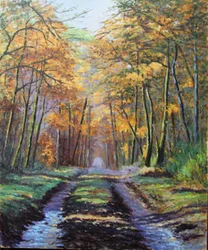 Őszi fény (olajfestmény)