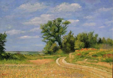 Országúti természet olaj, 2017 (olaj, vászon)