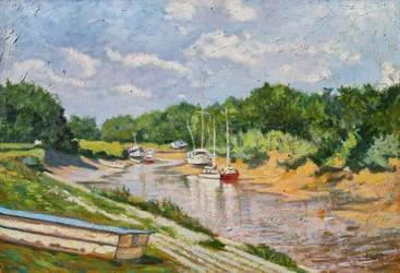 Le Port de Saint Christoly Medoc, 2003 (olaj, tábla)