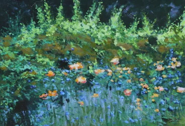 Parterre de fleurs, 2003 (olaj, tábla)