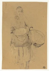Fisher lány kosárral