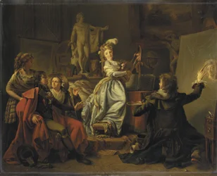 A Művész Stúdióban, 1792-95 körül