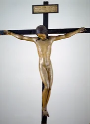 Feszület, 1492-94 körül (polikróm fa)
