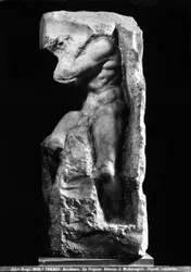 Michelangelo Buonarroti rabszolgájának elölnézete