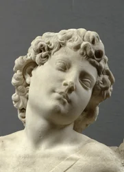 A „Manhattan” Cupido vezetője, 1494-1496 körül (márvány) (részlet)