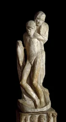 A Pieta Rondanini. Szobor