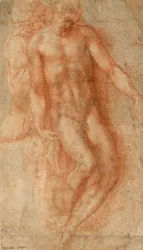 Pieta, 1530-1536 körül (vörös kréta)