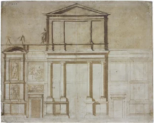 A firenzei San Lorenzo homlokzatának projektje, 1516