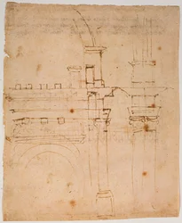 A Santa Maria del Fiore kupolájának vázlatai