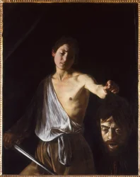 Dávid Góliát fejével, 1609-1610