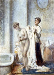 Michelangelo Fumagalli "" A fürdő ""